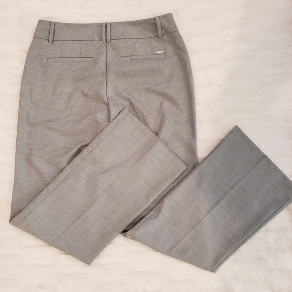 BNWT NY & Co. Gray Stretch Boot Cut Slacks, Women's Size 4 - Picture 9 of 12